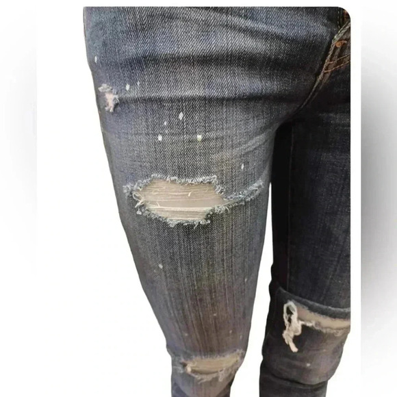 Current Elliott Distressed Skinny Jeans Size 27 - Picture 7 of 11